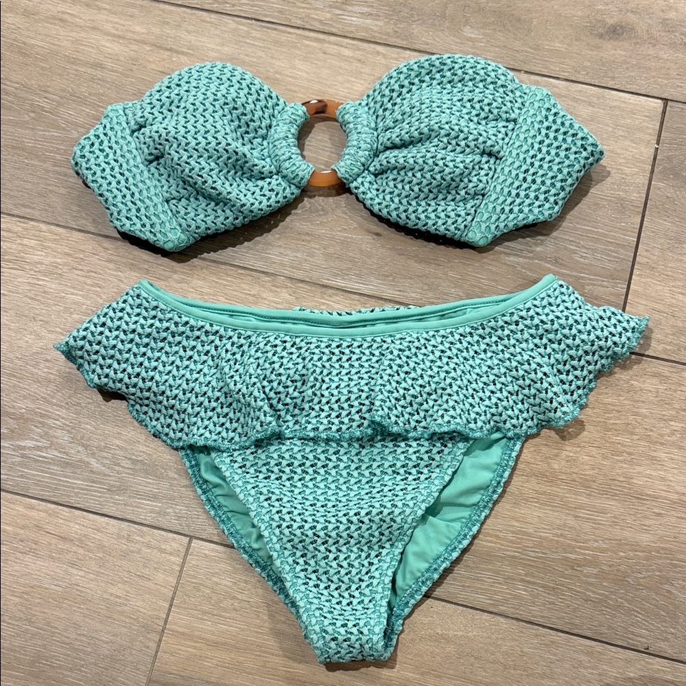 Montce Textured Bikini Set